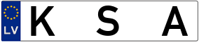 Truck License Plate